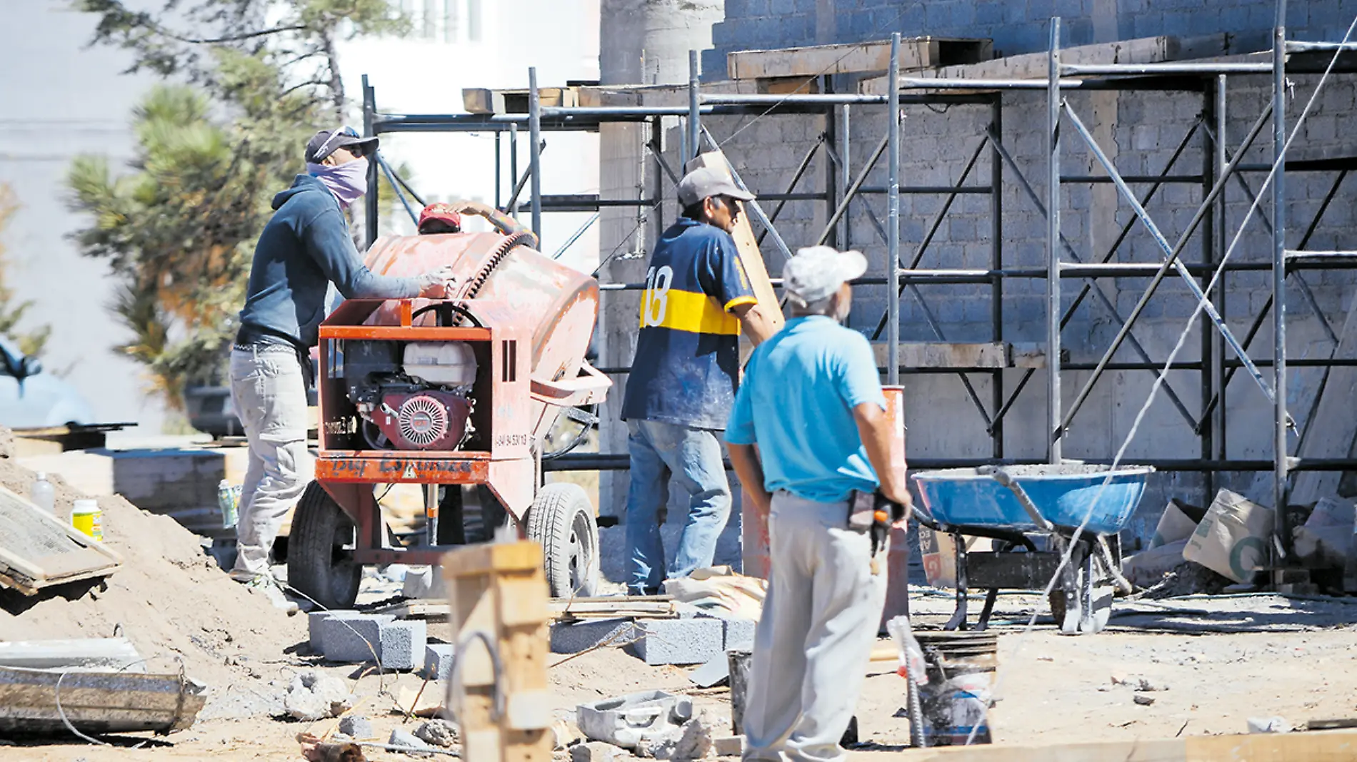 Trabajadores de la construcción